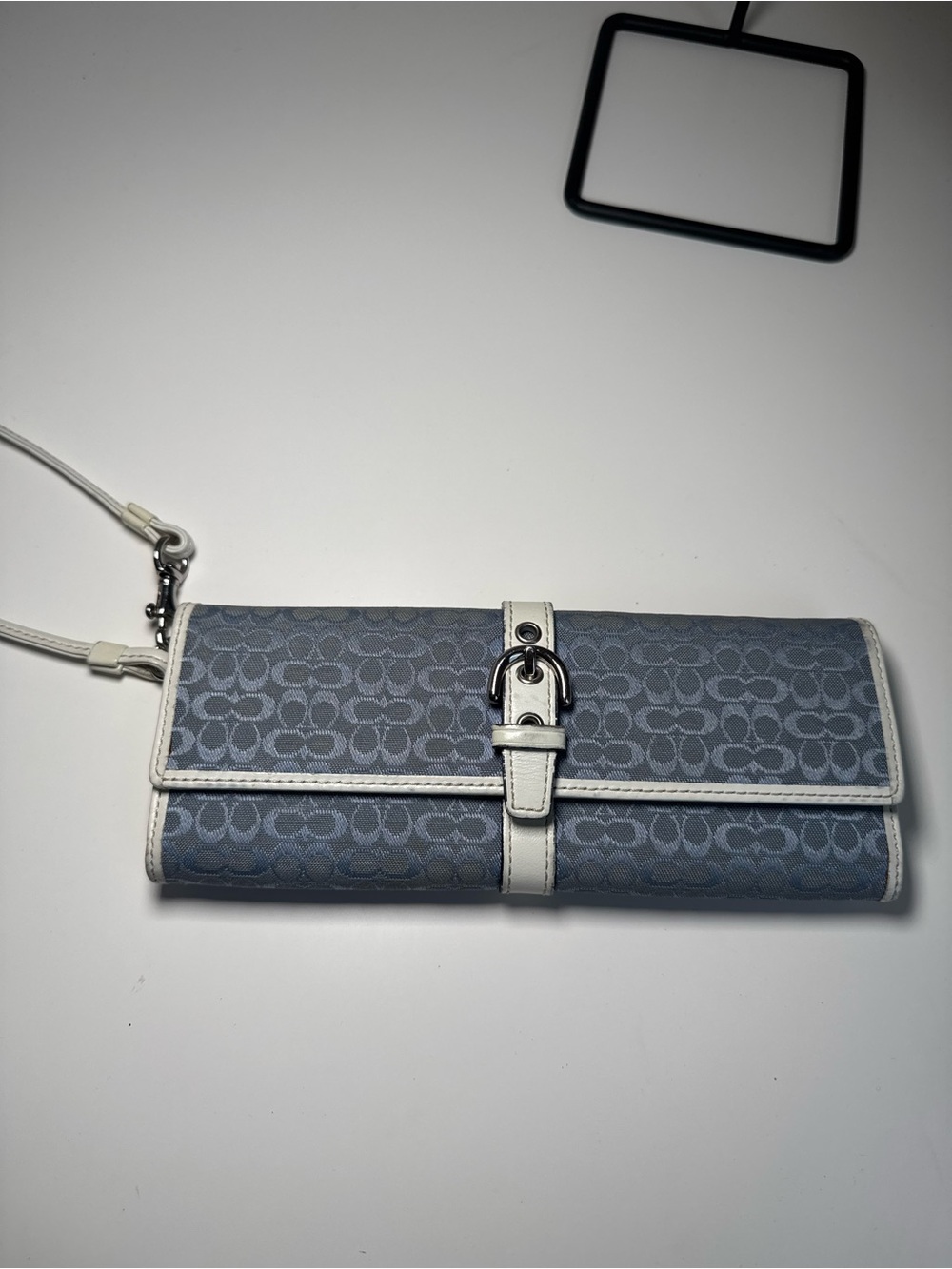 Vintage 2006 Coach Y2K Soho Signature Clutch Wallet